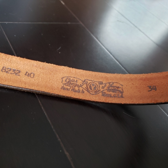 70's Circle Y of Yoakum Texas Leather Cowboy Belt - Picture 4 of 6